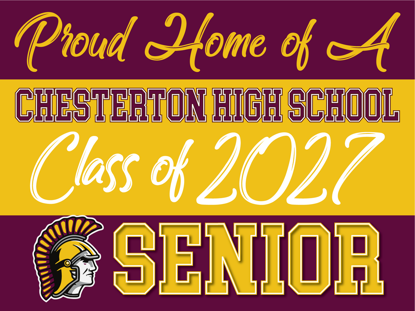 2027 Senior Yard Sign