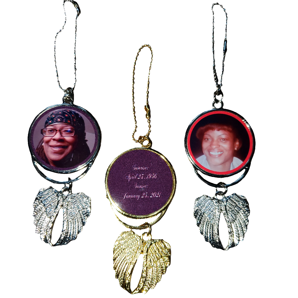 Custom Memorial Photo Car Hanger