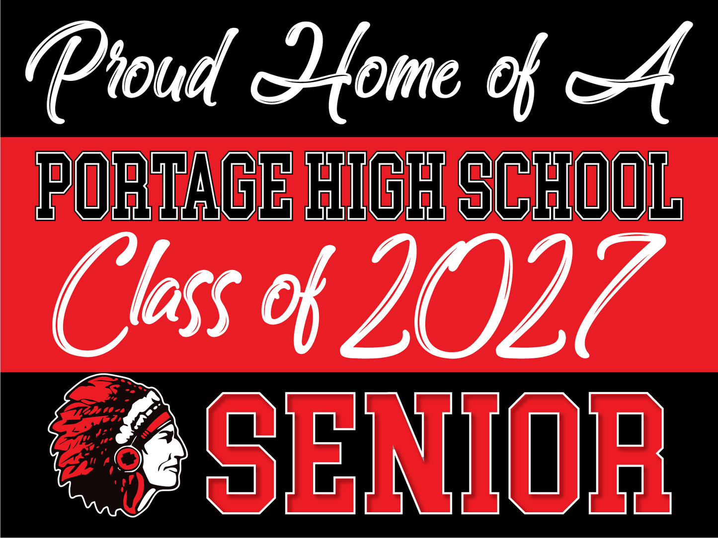 2027 Senior Yard Sign