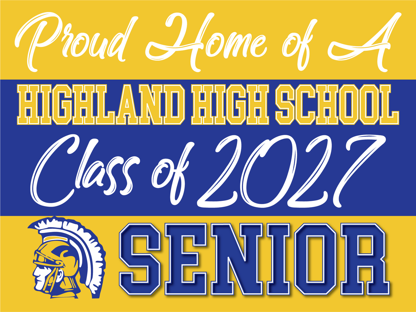2027 Senior Yard Sign