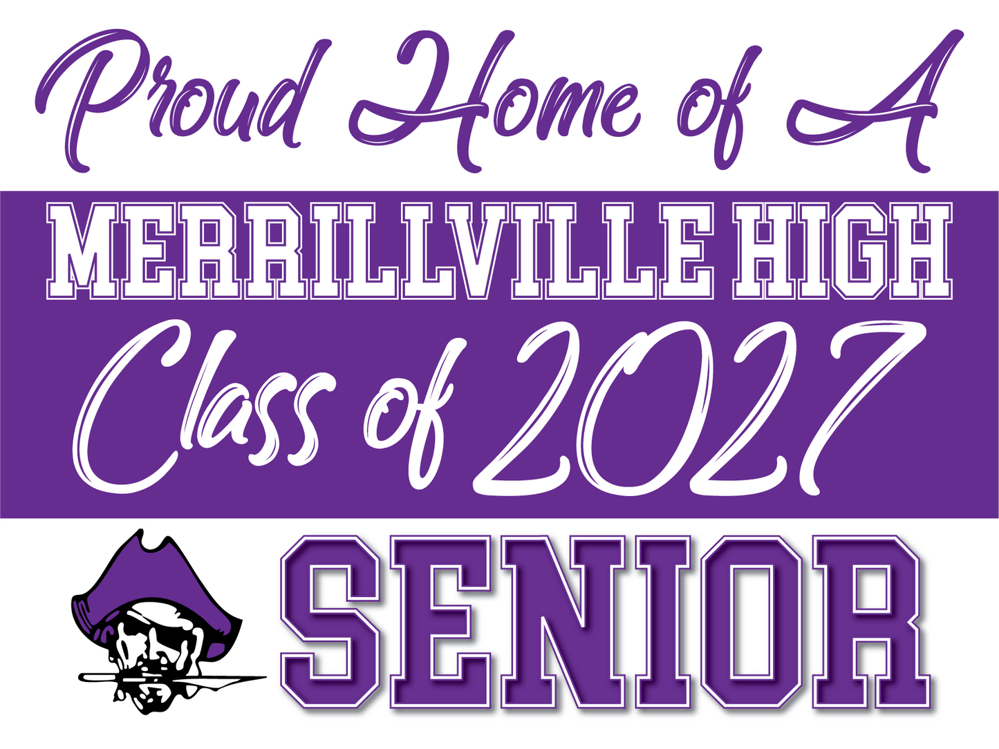 2027 Senior Yard Sign