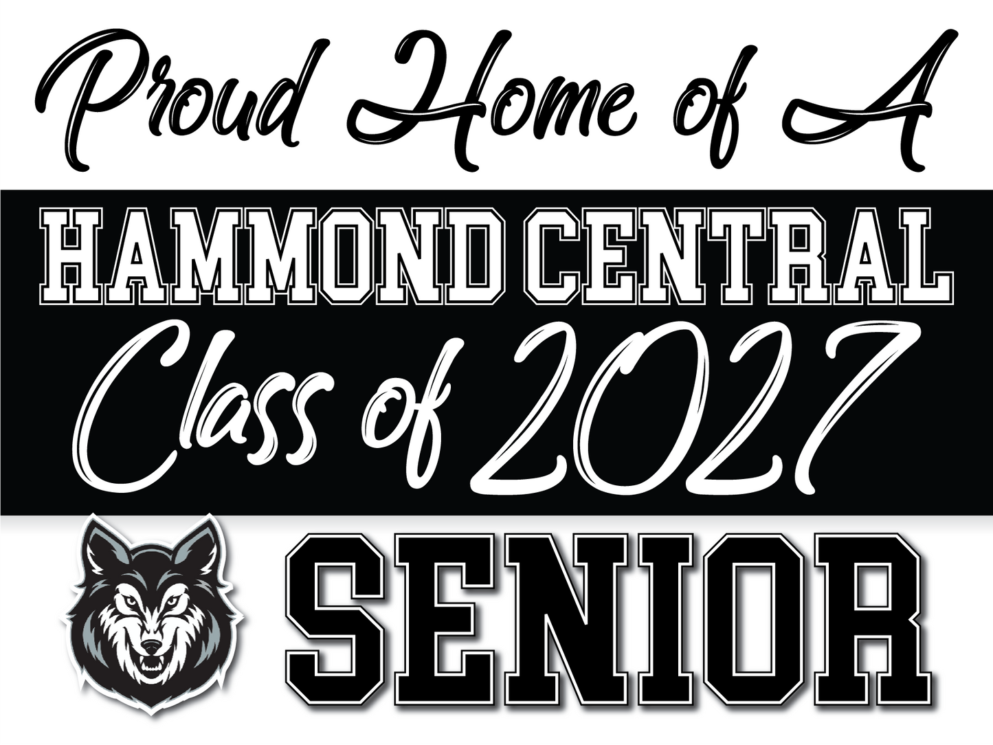 2027 Senior Yard Sign