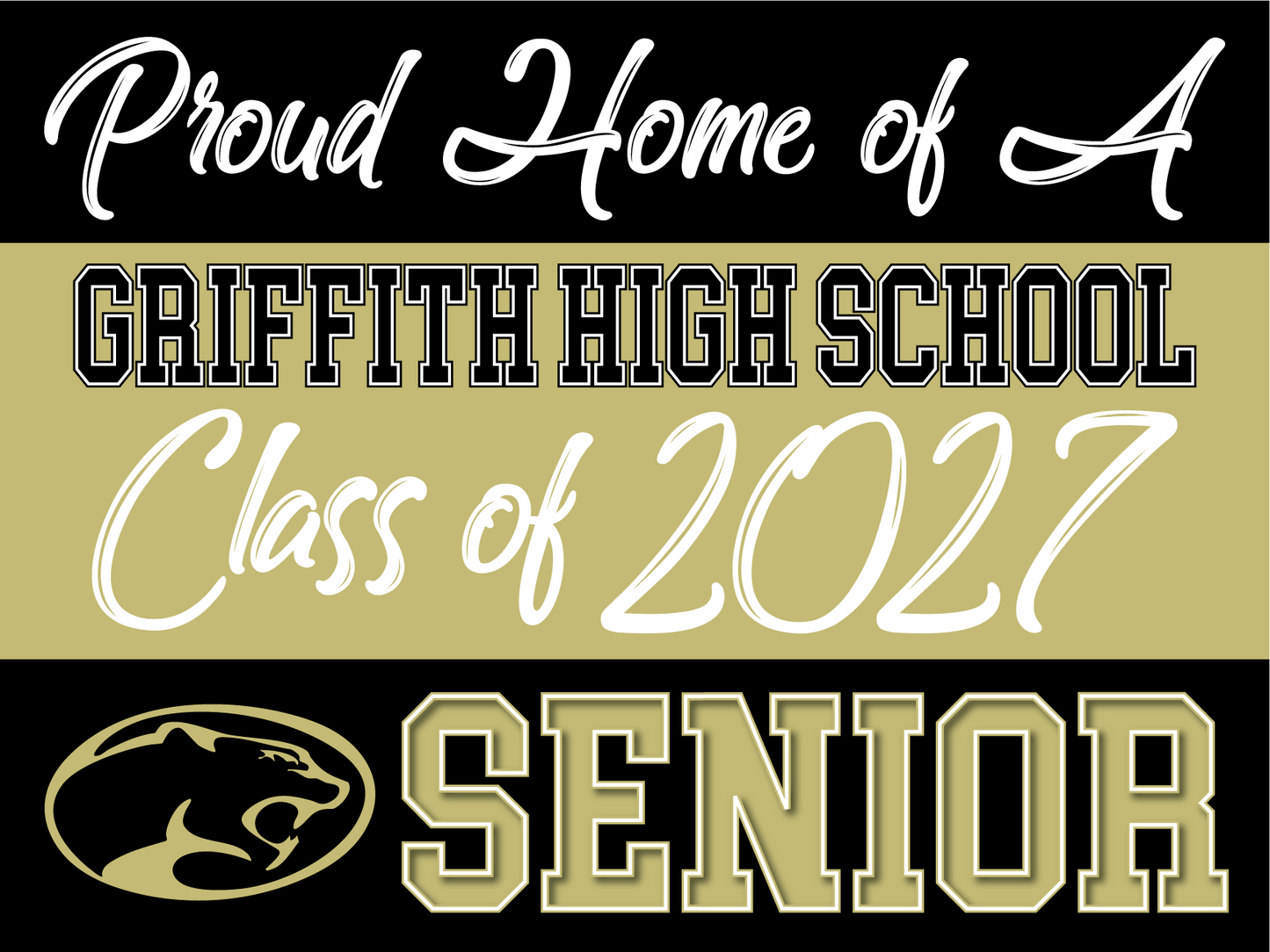 2027 Senior Yard Sign