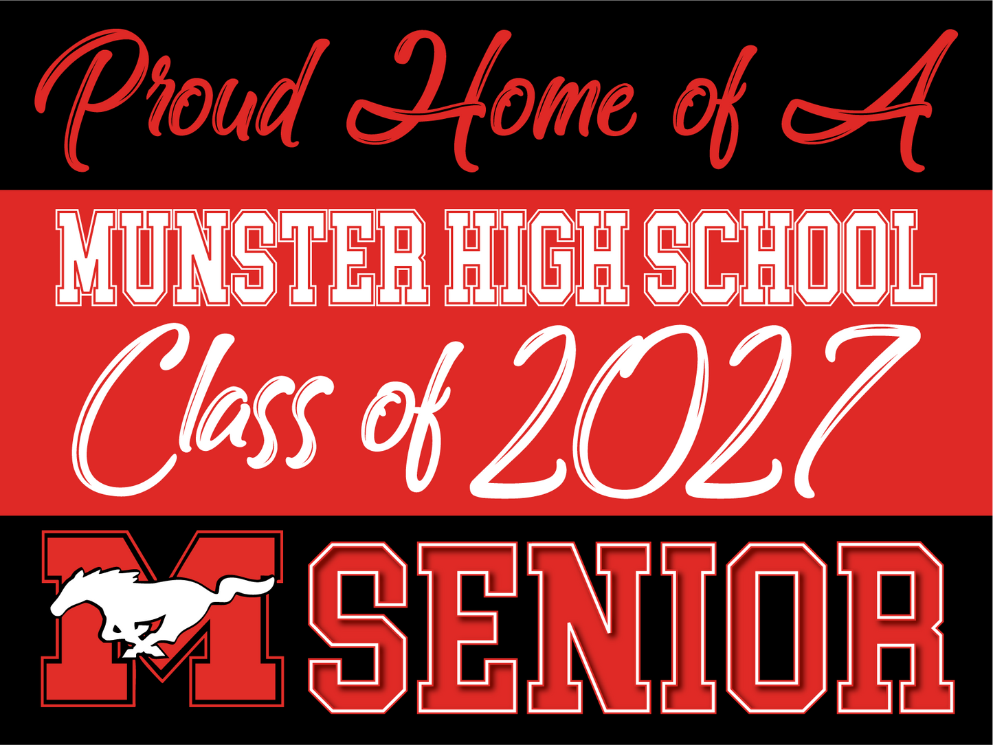 2027 Senior Yard Sign