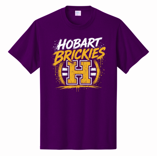 Custom School Spirit Grunge T-Shirt