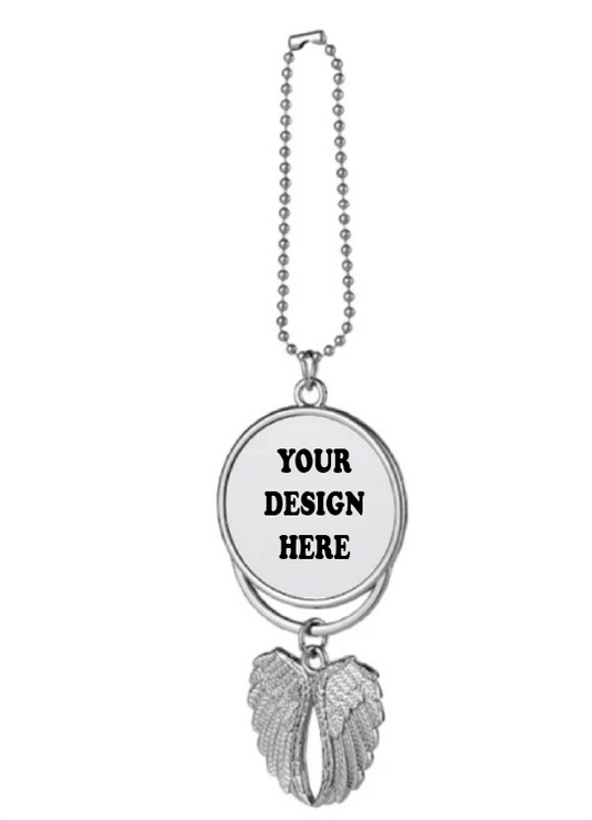 Custom Memorial Photo Car Hanger