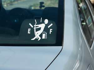 Gas Fill-up Vinyl Decal
